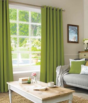 Plains Lime Curtain