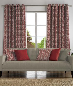 Tendril Blush Curtain