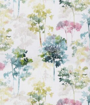 Watercolour Forest Curtain