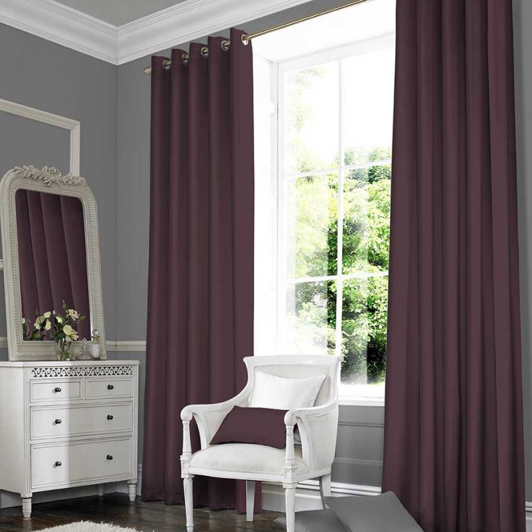 Plains Plum Curtains | Budget Curtains