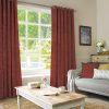 Suede Red Curtain