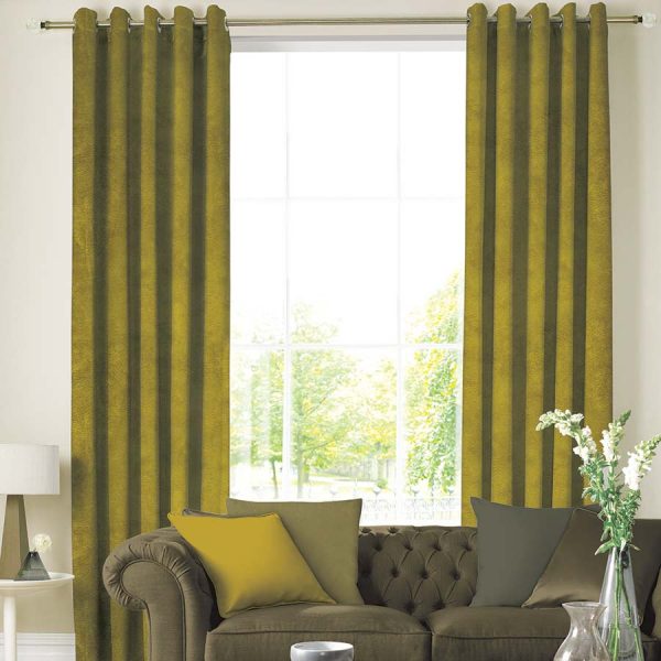 Suede Green Curtains