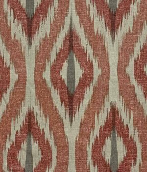 Ikat Print Red